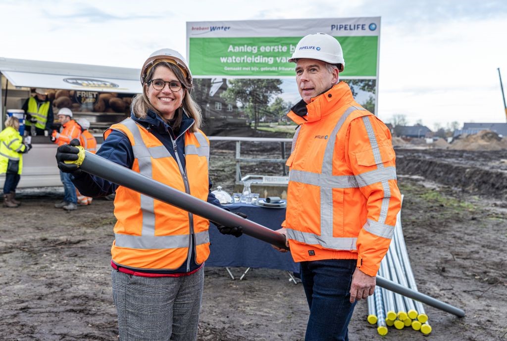 eerste biobased waterleiding Nederland